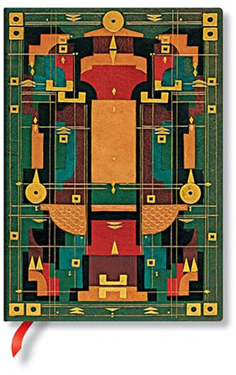 Notes Sybil Pye Bindings Lion"s Den Midi gładki 144 str., Paperblanks