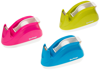 Podajnik do taśm klejących Fluent, szer.19 mm., różne kolory, Berlingo