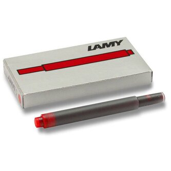 Naboje atramentowe T10 czerwone op. 5 szt. 330079, Lamy