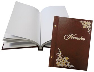 Kronika 250x345 pion. malowana brąz. Warta