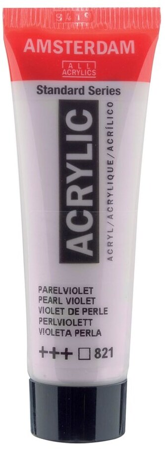 Farba akrylowa nr 821 perłowy fiolet 20ml, Amsterdam