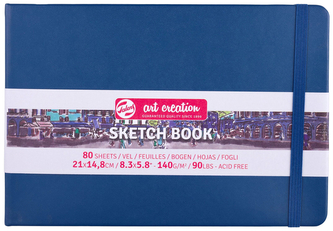 Szkicownik 21x14,8 granatowy Art Creation, Talens
