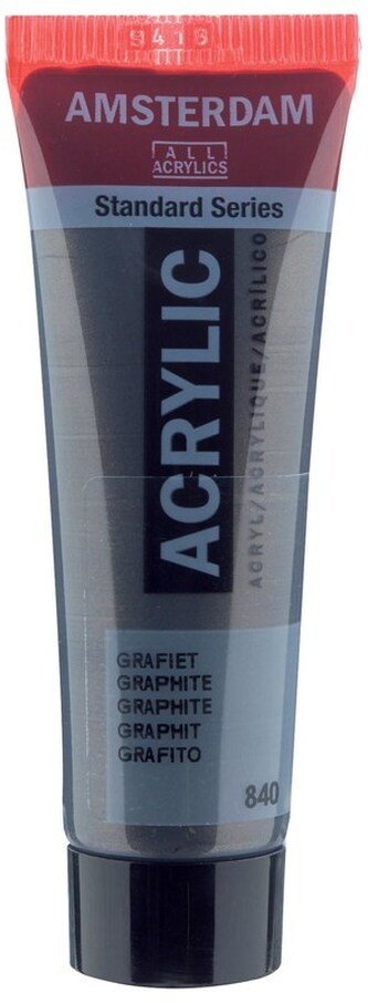 Farba akrylowa nr 840 grafit 20ml, Amsterdam