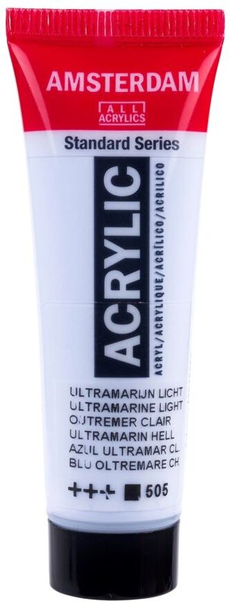 Farba akrylowa nr 505 ultramarine light, Amsterdam