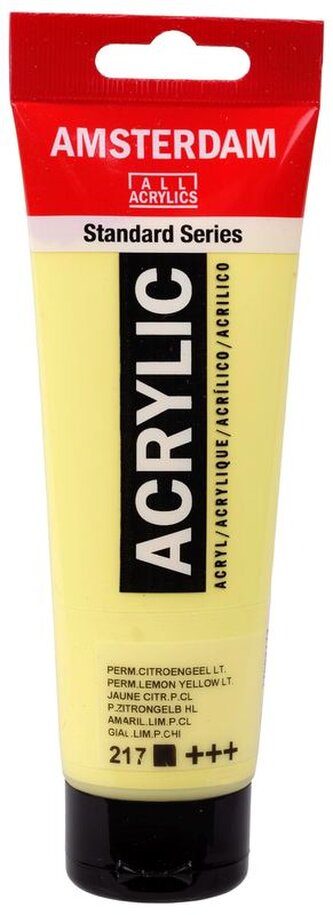 Farba akrylowa nr 217 permanent lemon yellow light 120ml, Amsterdam