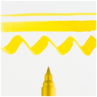 Pisak akwarelowy pędzelkowy Ecoline Brush Pen Light Yellow, Talens