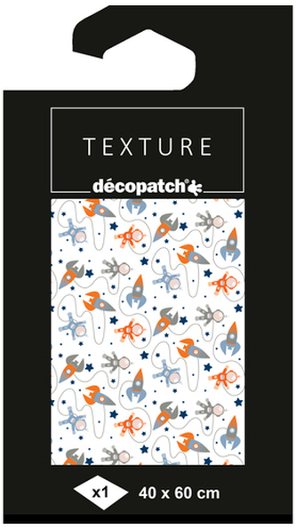 Papier do decoupage teksturowany 40 x 60 cm TD864C, Decopatch