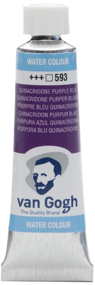 Farba akwarelowa Van Gogh 10ml Quinacridone Purple Blue 593, Talens