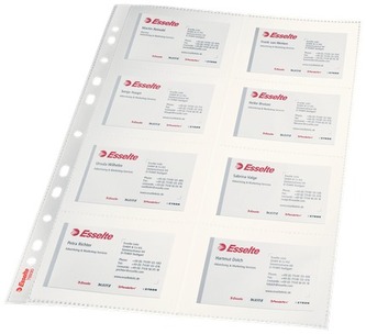 Koszulka na wizytówki A4 10szt., Esselte