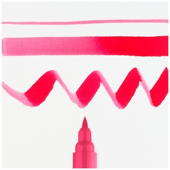 Pisak akwarelowy pędzelkowy Ecoline Brush Pen Carmine, Talens