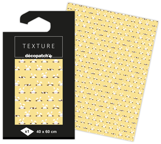 Papier do decoupage teksturowany 40 x 60 cm TD781 C, Decopatch