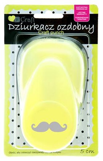 Dziurkacz ozdob. 5cm wąsy, Dp Craft