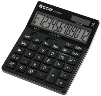 Kalkulator SDC333XBK, Eleven