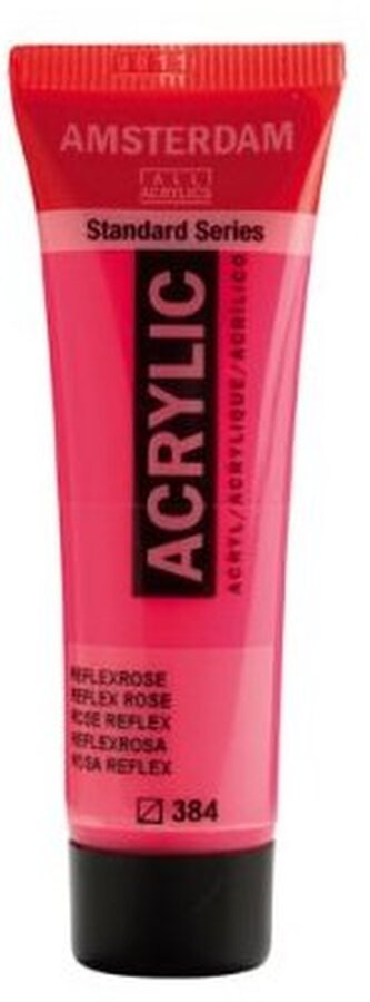 Farba akrylowa nr 384 różowy (reflex rose) 20ml, Amsterdam
