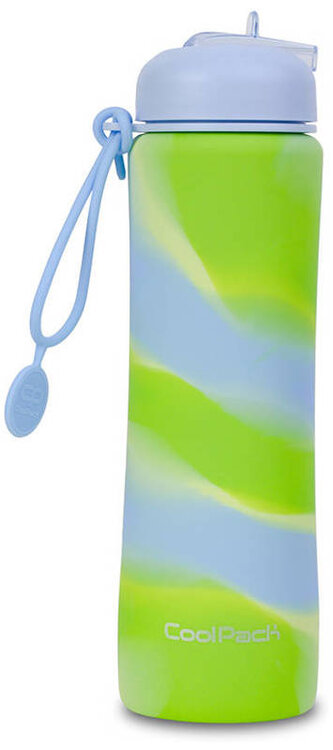 Bidon silikonowy 600 ml Pump Girls Blue Coolpack, Patio