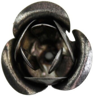 Ozdoba metalowa kwiat różyczka 1.5 cm op. 10 szt., Pentart