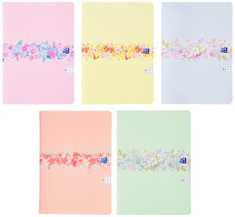 Zeszyt A5 60 k kratka Flowers, Oxford