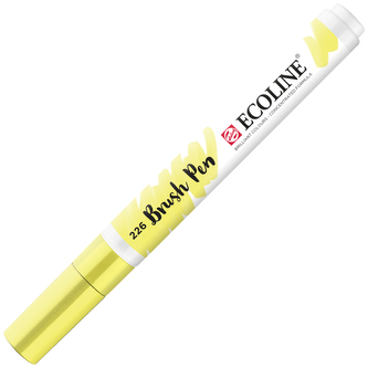 Pisak akwarelowy pędzelkowy Ecoline Brush Pen Pastel Yellow, Talens