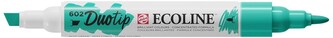 Marker dwustr. okr./ścięty Ecoline Duo Deep Green 602, Talens