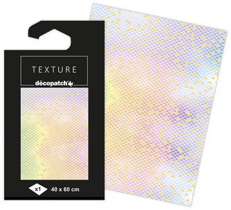 Papier do decoupage teksturowany 40 x 60 cm TD798 C, Decopatch