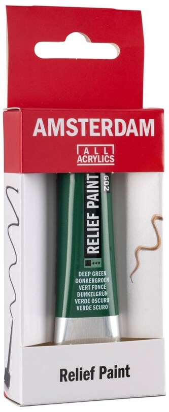 Farba konturowa Amsterdam Relief Paint 20ml Deep Green 602, Talens