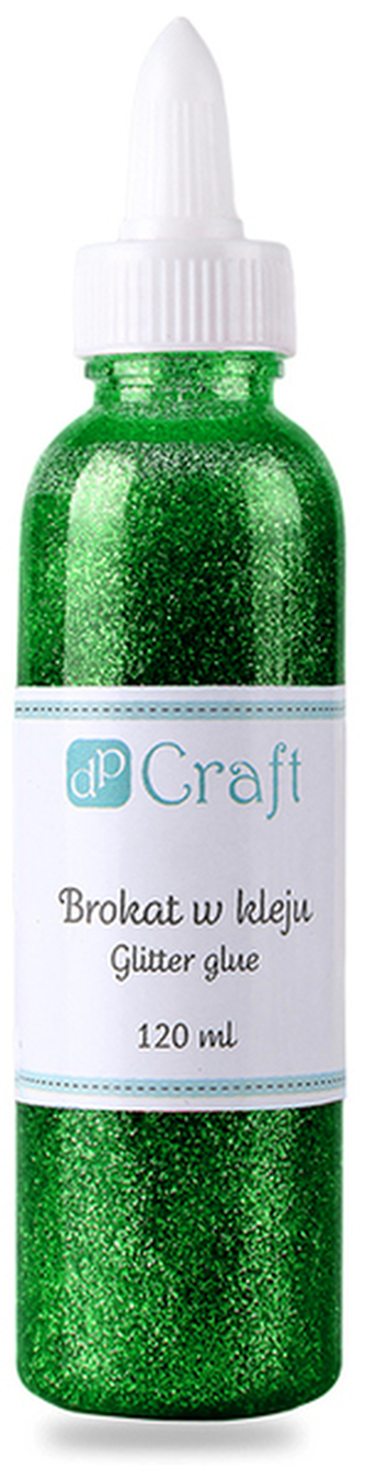Klej brokatowy 120ml - dark green, Dp Craft