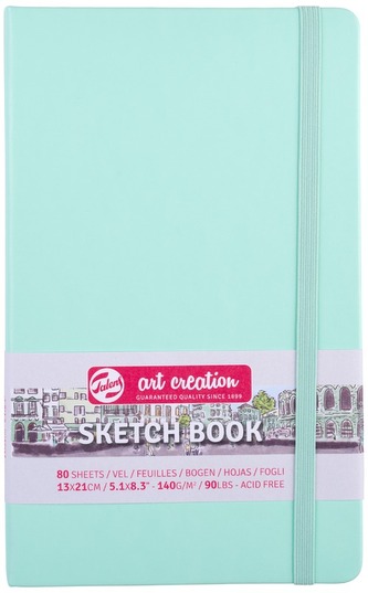Szkicownik miętowy 13x21cm Art Creation, Talens