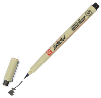 Pisak pędzelkowy Pigma Brush czarny, Sakura