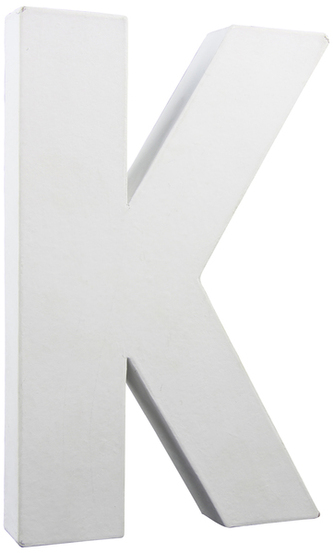 Litera 3D duża 20cm „K” AC710 C, Decopatch