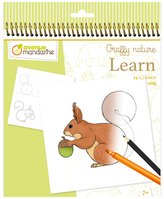 Kolorowanka Nauka rysunku Zwierzęta Las, Avenue Mandarine