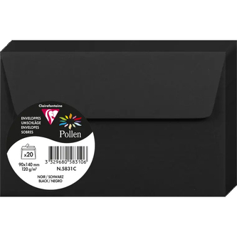 Koperty 90x140 czarny POLLEN 5831 20szt.