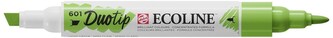 Marker dwustr. okr./ścięty Ecoline Duo Light Green 601, Talens