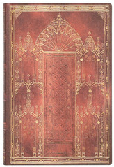 Notes Flexis Gothic Revival Isle of Ely Mini w linię 208 str., Paperblanks
