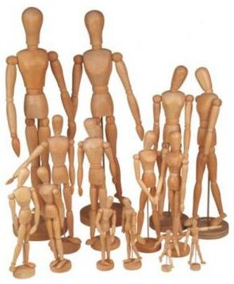 Manekin postać ludzka 20cm, Leniar