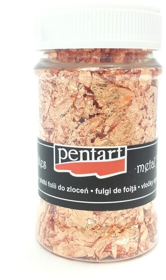 Folia płatki miedziane słoik 100 ml. M5, Pentart