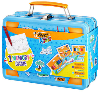 Zestaw do rysowania w metalowej walizce Gra Pamięciowa, BiC