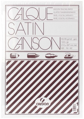 Kalka kreślarska A4 100 ark. 90/95 g/m2 w folii, Canson