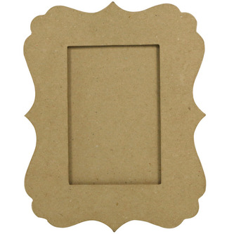 Ramka z ornamentowanym brzegiem 20 x 25 x 1 (wew.10 x 14.5)cm haczyk z tyłu CD014, Decopatch