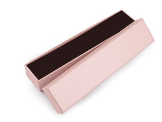 Krabička na šperky 4,5x21 cm - 12 ks - 1 pudrová perleť