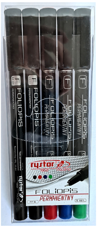 Foliopis F 0.6 5szt. w 4-kol.,, Rystor