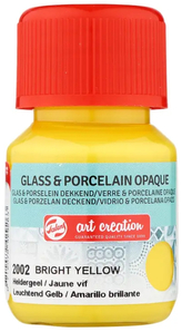 Farba do szkła i ceramiki Glass & Porcelain Opaque 30 ml Bright Yellow, Art Creation