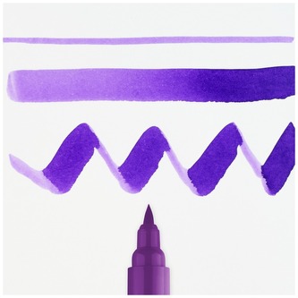 Pisak akwarelowy pędzelkowy Ecoline Brush Pen Blue Violet, Talens