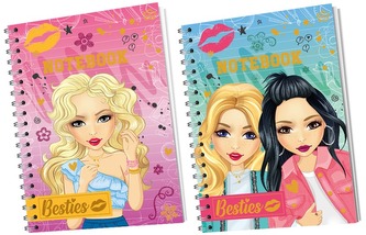 Notatnik A5 - 60 kartek w linie 98470, 2 szt. Bestis