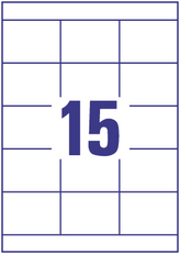 Etykiety 70 x 50.8 mm 15 x 100 ark Europe100 by Economy, Avery