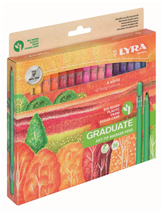 Markery 36-kol. Grad Art-Trip Cardboard, Lyra