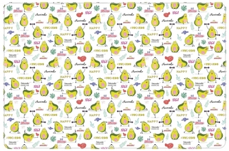 Podkład na biurko 38x58 z nadrukiem Avocado, Biurfol