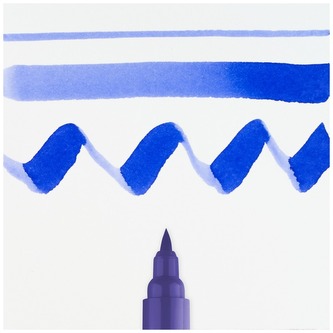 Pisak akwarelowy pędzelkowy Ecoline Brush Pen Ultramarine Violet, Talens