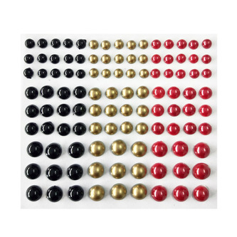 Perły samoprzylepne 108-el. 125 x 150 x 4 mm 0037-0108, Incood