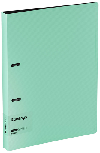 Segregator 2-ringowy Instinct 35 mm, miętowy z wewnętrzną kieszonką, Berlingo