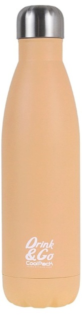 Bidon metalowy 500ml Pastel pomarańczowy CoolPack, Patio